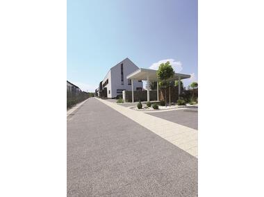Zdjęcie: Kostka brukowa Complex 8x20x20 cm grafitowy płukany POLBRUK