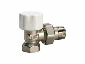 Zawór grzejnikowy termostatyczny kątowy 1/2 RS202 z nastawą wstępną LUXOR