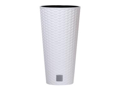 Zdjęcie: Doniczka Rato Tubus biały 250x476 mm PROSPERPLAST