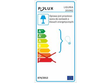 Zdjęcie: Lampa ogrodowa Liguria niska czarna POLUX