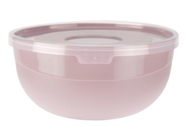 Zdjęcie: Miseczka 0,7 L z pokrywką, pudrowy róż DECOR