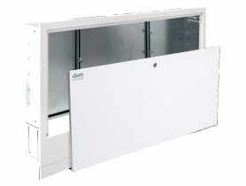 Szafka instalacyjna podtynkowa 04 do rozdzielaczy (10 sekcji) 790x530-630x125-170 mm DURO SYSTEM