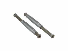 Śruby i tulejka do klamki AMB okrągły szyld 35-55 mm 2 sztuki METRO