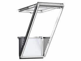 Balkon Cabrio GDL SK19 2066 malowane na biało VELUX