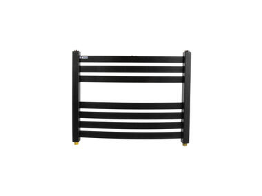 Zdjęcie: Grzejnik łazienkowy PSB Lupo 41,5 x 53 cm 240 W czarny grafit RADECO