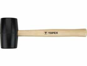 Młotek gumowy 50 mm/340 g, trzonek drewniany TOPEX