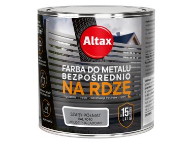 Zdjęcie: Farba do metalu 0,25 L szary półmat ALTAX