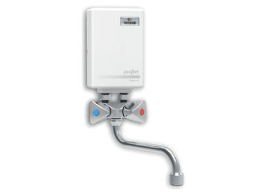 Zdjęcie: Przepływowy ogrzewacz wody z wylewką Perfect elektronik 5.0 kW- 230 V WIJAS