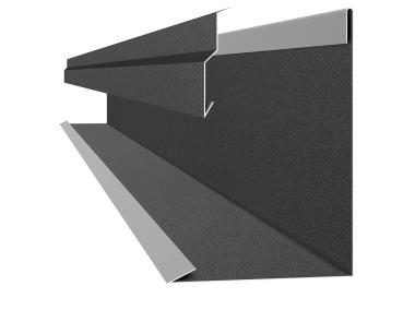 Zdjęcie: Obróbka przyścienna z listwą dylatacyjną BLACHPROFIL