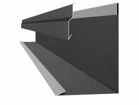 Obróbka przyścienna z listwą dylatacyjną BLACHPROFIL