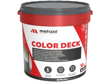Zdjęcie: Hydroizolacja tarasów i balkonów Color Deck 10 kg szary MATIZOL