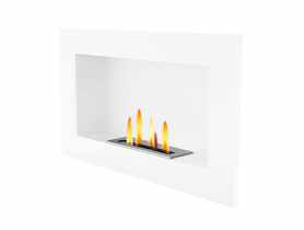 Biokominek Uniflam 70x40 cm biały podwójna wkładka BIO2-70x40-B PARKANEX