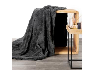 Zdjęcie: Koc D91 stalowy 150 x 200 cm Caro EUROFIRANY