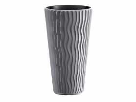 Donica Sandy Slim szary kamienny 40 cm PROSPERPLAST