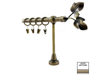 Zdjęcie: Karnisz Hefajstos Plus fi 16 mm - 160 cm listek złoto (folia) KARWEL