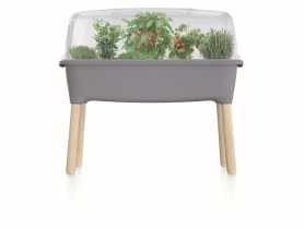 Szklarnia Respana Planter Wood Low Set antracytowy PROSPERPLAST