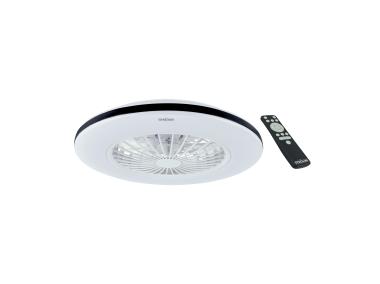 Zdjęcie: Plafoniera SMD LED z wiatrakiem Halny LED C 48 W kolor biały/czarny STRUHM