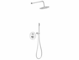 Zestaw Ciriculus natryskowy z baterią natryskową podtynkową 2F chrom FERRO