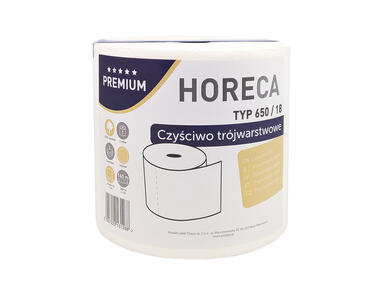 Zdjęcie: Czyściwo celulozowe typ 650/18 1 rolka 3-warstwowe HORECA PREMIUM