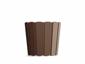 Doniczka Boardee Basic brąz 12 cm PROSPERPLAST
