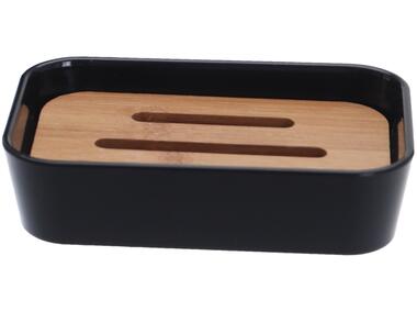 Zdjęcie: Mydelniczka Bamboo czarna MALVA