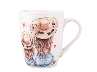 Zdjęcie: Kubek baryłka NBC 300 ml dek. love you ALTOMDESIGN