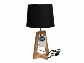 Lampa Scandic z podstawą drewnianą 26x26x50 cm ALTOMDESIGN