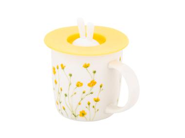 Zdjęcie: Kubek baryłka szeroka Kaczeńce 360 ml z pokrywką silikonową ALTOM DESIGN