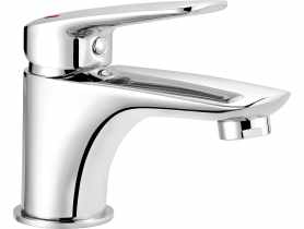 Bateria umywalkowa Coriander stojąca z zamknieciem odpływu chrom DEANTE