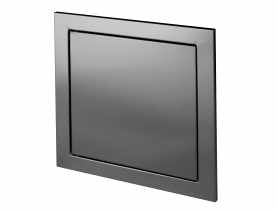 Drzwiczki rewizyjne metalowe 20x20 klik-klak inox VELITE