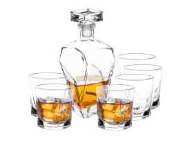 Zestaw do whisky Marco karafka 750 ml + 6 szklanek 280 ml ALTOM DESIGN
