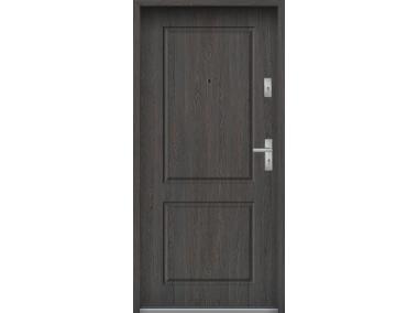 Zdjęcie: Drzwi wejściowe do mieszkań Bastion S-91 Wenge deska 80 cm lewe OSP KR CENTER