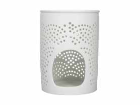 Kominek porcelanowy 8,5x8,5x11,5 biały matowy ALTOMDESIGN