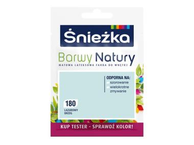 Zdjęcie: Farba Barwy Natury tester lazurowy brzeg 180 25ml ŚNIEŻKA