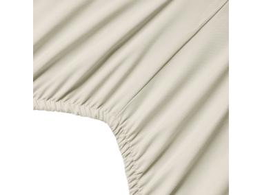 Zdjęcie: Prześcieradło z gumką mikrowłókno Soft 160x200+30 cm kremowe EUROFIRANY