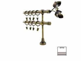 Karnisz Hefajstos Plus fi 16 mm - 200 cm listek satyna (folia) KARWEL