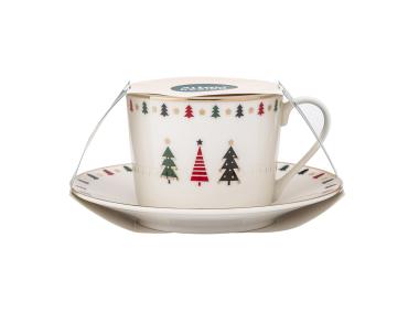 Zdjęcie: Filiżanka 230 ml Modern Tree ze spodkiem 14,5 cm ALTOM DESIGN