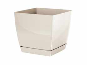 Doniczka Coubi krem 13,5 cm PROSPERPLAST