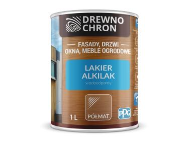 Zdjęcie: Lakier Alkilak półmat 1 L DREWNOCHRON