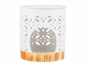 Kominek zapachowy porcelanowy dekorowany kwiat ALTOMDESIGN