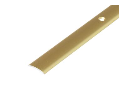 Zdjęcie: Profil progowy owalny aluminium anoda 20 mm 0,9 m złoty CEZAR