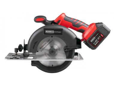 Zdjęcie: Pilarka tarczowa 18V; piła 165 mm; bez akumulatora i ładowarki; Modeco System 18V MODECO EXPERT