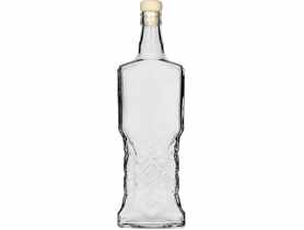 Butelka kredensowa 700 ml z korkiem BROWIN