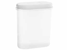 Dozownik z pokrywką 2,2 L biały PLAST TEAM