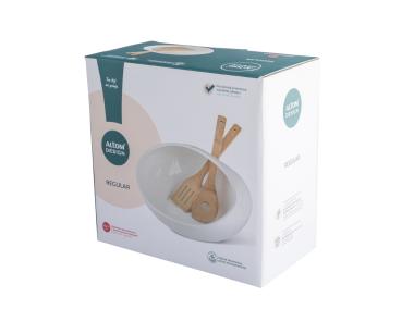 Zdjęcie: Salaterka Regular 30,5x30,5x14,5 cm z bambusowymi łyżkami ALTOM DESIGN