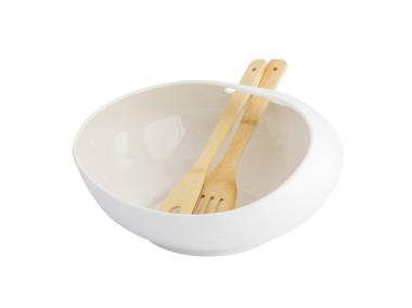 Zdjęcie: Salaterka Regular 30,5x30,5x14,5 cm z bambusowymi łyżkami ALTOM DESIGN