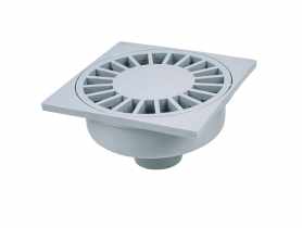 Wpust z prostym odpływem fi 50, 150x150x83 mm ZMM MAXPOL