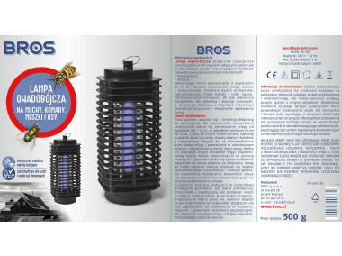 Zdjęcie: Lampa owadobójcza na komary muchy meszki BROS