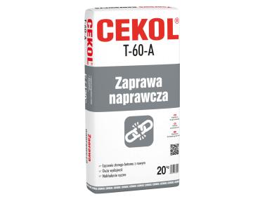 Zdjęcie: Zaprawa naprawcza T-60, 20 kg CEKOL