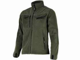 Bluza polarowa męska Oxford, rozmiar 4XL oliwkowy STALCO PERFECT